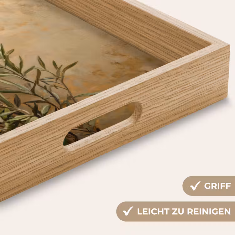 Olijven - Stilleven - Vintage Dienblad Rechthoek middel -USP_HandgreepDE