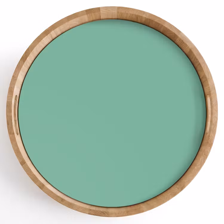 Ocean - Jade - Groen Dienblad Rond middel 914 -z3d_shopping