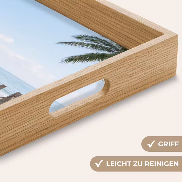 Palmbomen - Pad - Horizon Dienblad Rechthoek middel -USP_HandgreepDE
