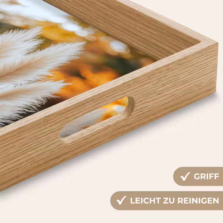 Pampasgras - Pluimen - Sierlijk Dienblad Rechthoek middel -USP_HandgreepDE