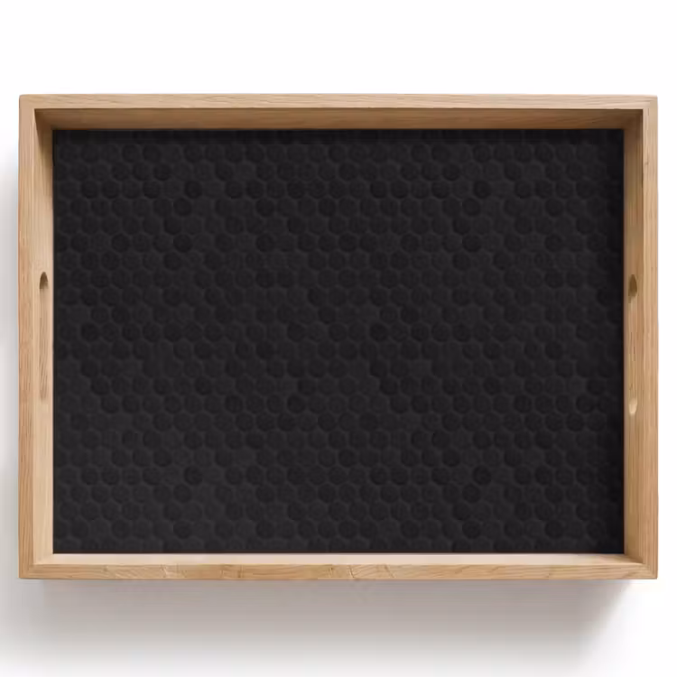 Penny - Tegel - Mat - Zwart Dienblad Rechthoek middel 911 -z3d_shopping