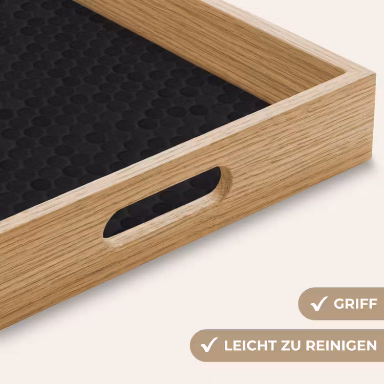 Penny - Tegel - Mat - Zwart Dienblad Rechthoek middel 911 -USP_HandgreepDE