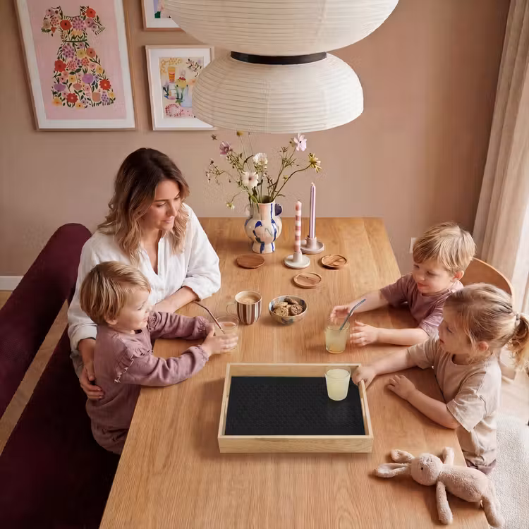 Penny - Tegel - Mat - Zwart Dienblad Rechthoek middel 911 -sfeer4