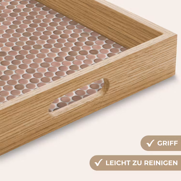 Penny - Mozaïek - Oudroze - Terracotta Dienblad Rechthoek middel 911 -USP_HandgreepDE