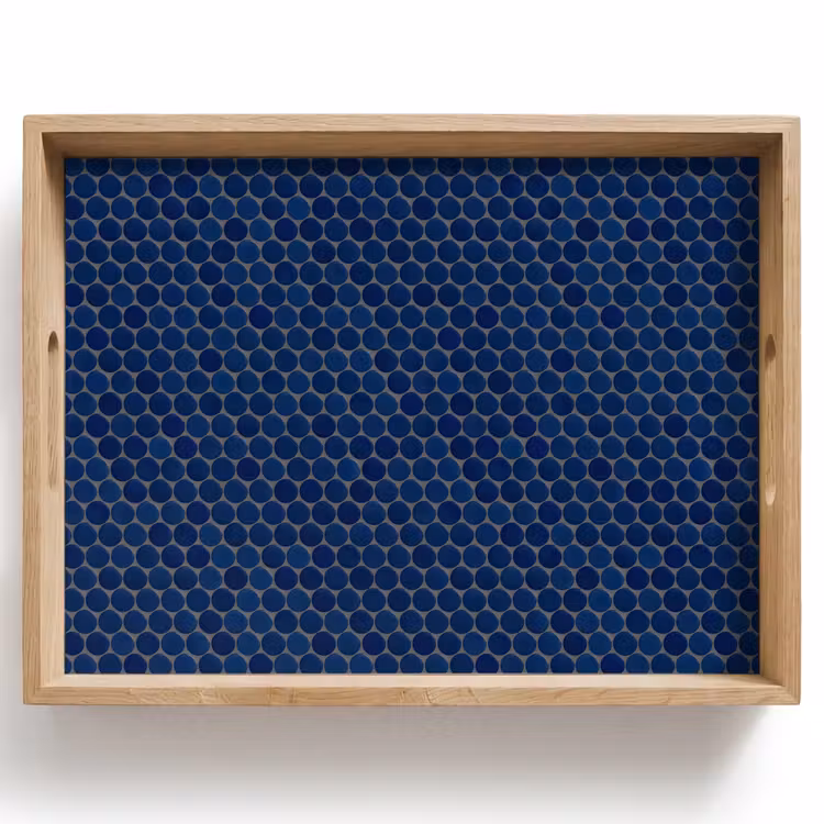 Penny - Mozaïek - Donkerblauw Dienblad Rechthoek middel 911 -z3d_shopping