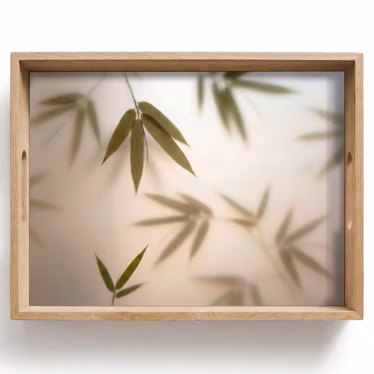 Planten - Bladeren - Natuur - Groen Dienblad Rechthoek middel -z3d_shopping