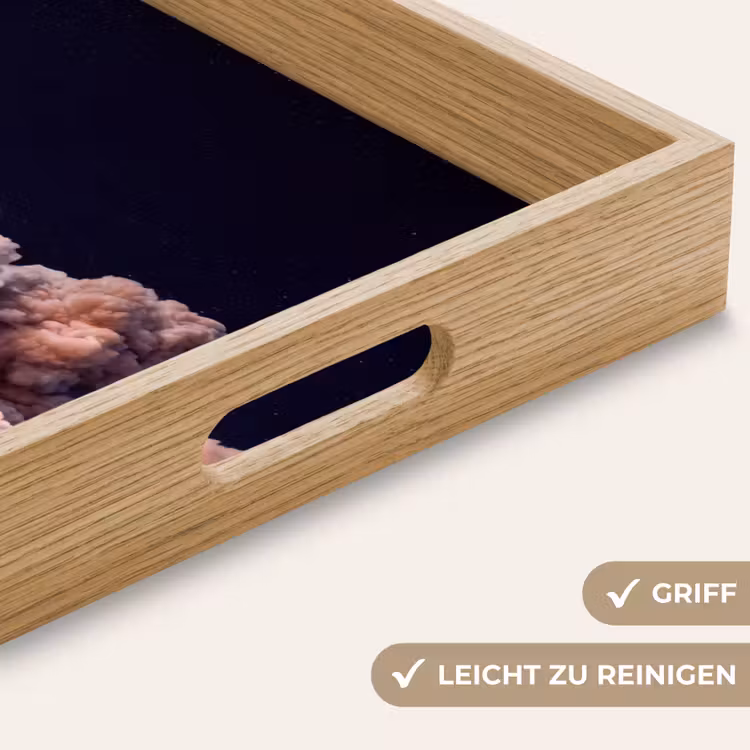 Tablett - Raumfahrzeug – Start – Sterne - Ruimtevaartuig - Lancering - Sterren Dienblad Rechthoek middel