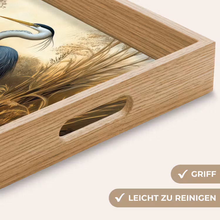 Reiger - Water - Planten Dienblad Rechthoek middel -USP_HandgreepDE