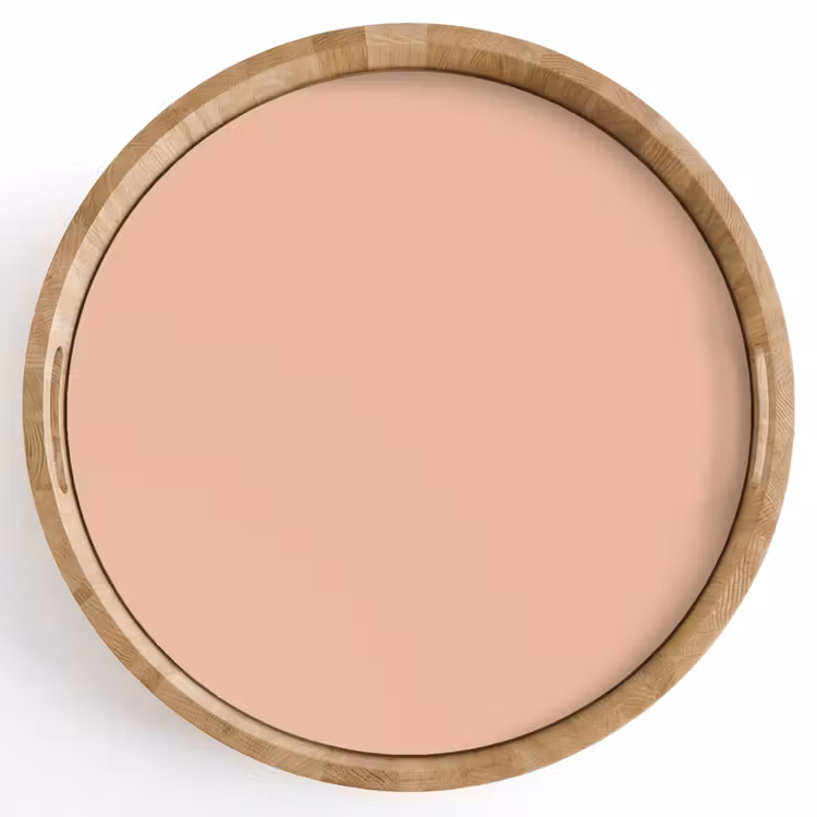 Blush - Terracotta - Nude Dienblad Rond middel 914 -z3d_shopping