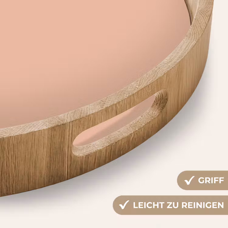 Blush - Terracotta - Nude Dienblad Rond middel 914 -USP_HandgreepDE