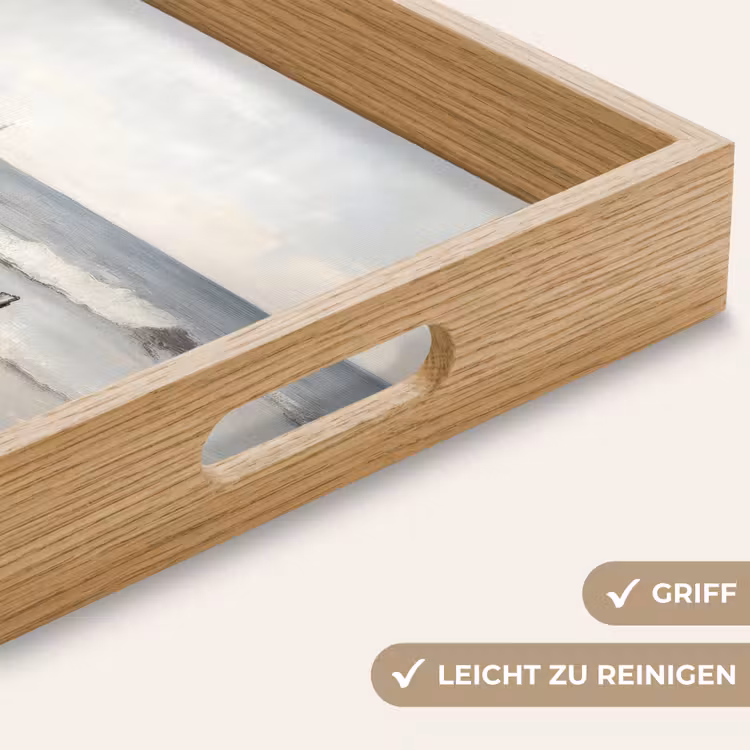 Roeiboot - Zee - Horizon Dienblad Rechthoek middel -USP_HandgreepDE
