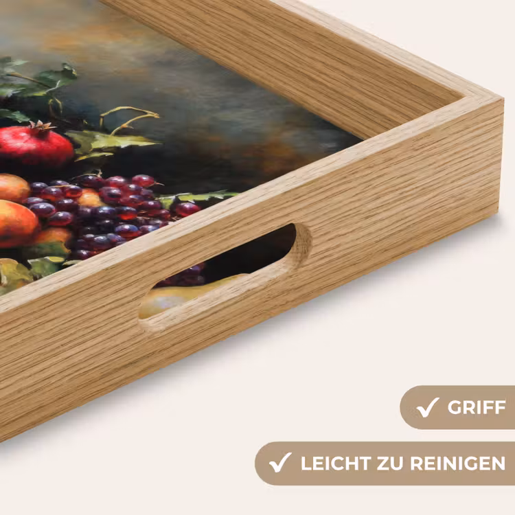 Rustiek - Stilleven - Fruit Dienblad Rechthoek middel -USP_HandgreepDE