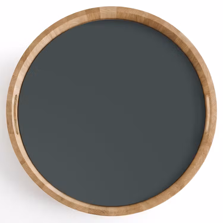 Slate - Millstone - Grijs Dienblad Rond middel 914 -z3d_shopping