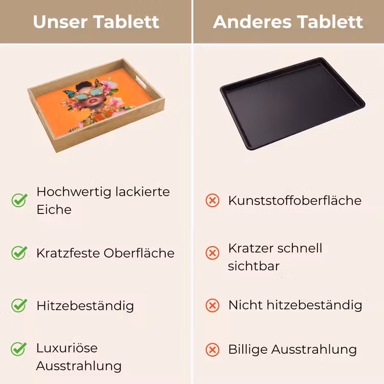 Vlinders - Vrouw - Zonnebril - Kleurrijk Dienblad Rechthoek middel -USP_VergelijkingDE