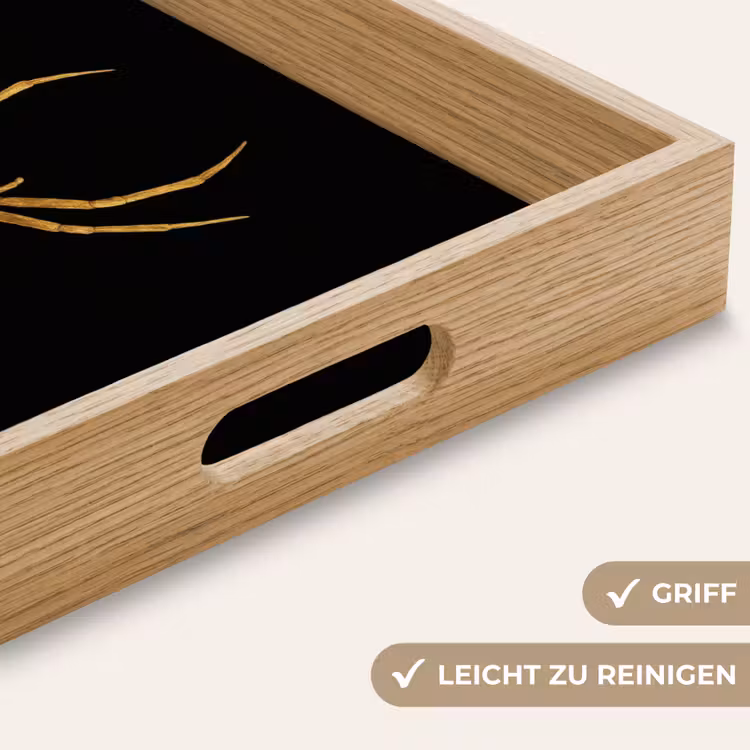 Spin - Goud - Minimalistisch - Poten Dienblad Rechthoek middel -USP_HandgreepDE