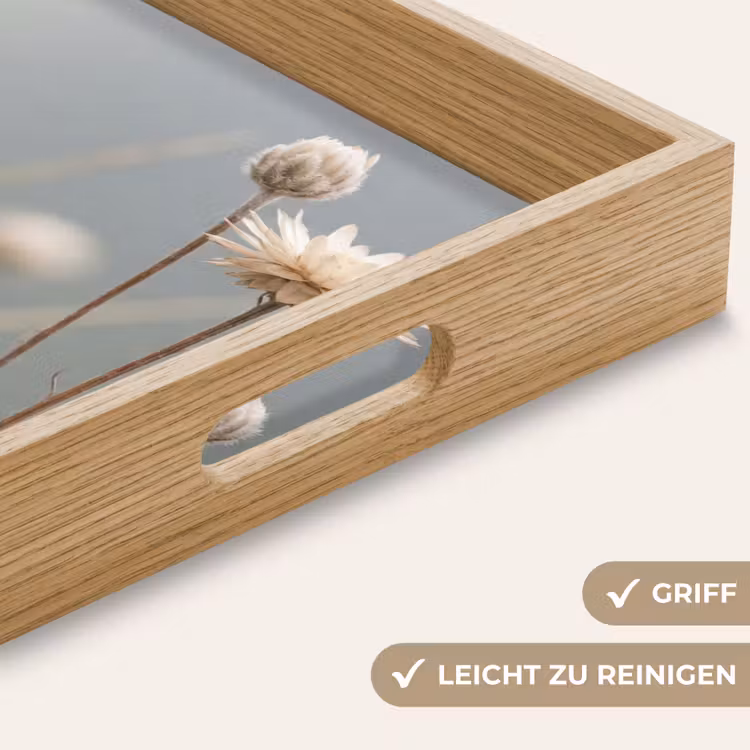 Strobloemen - Wit - Daglicht Dienblad Rechthoek middel -USP_HandgreepDE