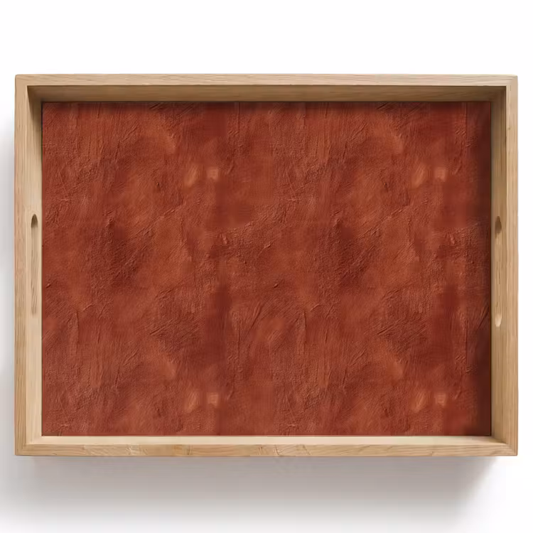 Stucwerk - Textuur - Terracotta Dienblad Rechthoek middel 911 -z3d_shopping