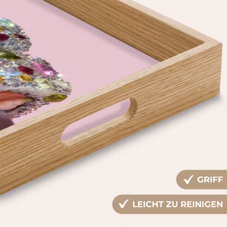Sushi - Rolletjes - Steentjes - Kleurrijk Dienblad Rechthoek middel -USP_HandgreepDE