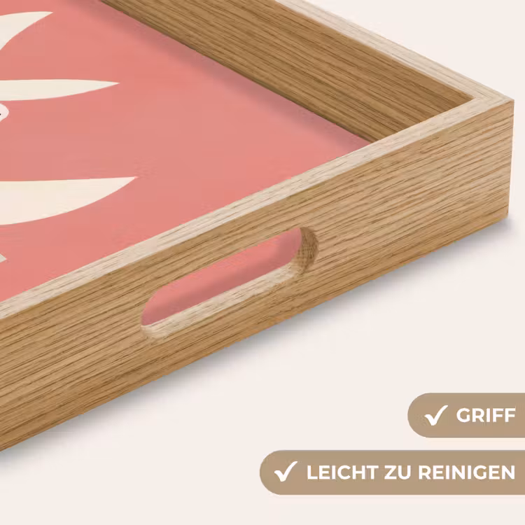 Duiven - Wit - Sierlijk Dienblad Rechthoek middel -USP_HandgreepDE