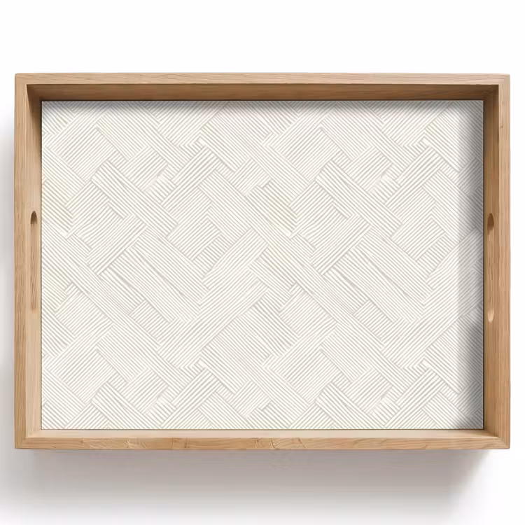 Textuur - Abstract - Beige Dienblad Rechthoek middel 911 -z3d_shopping