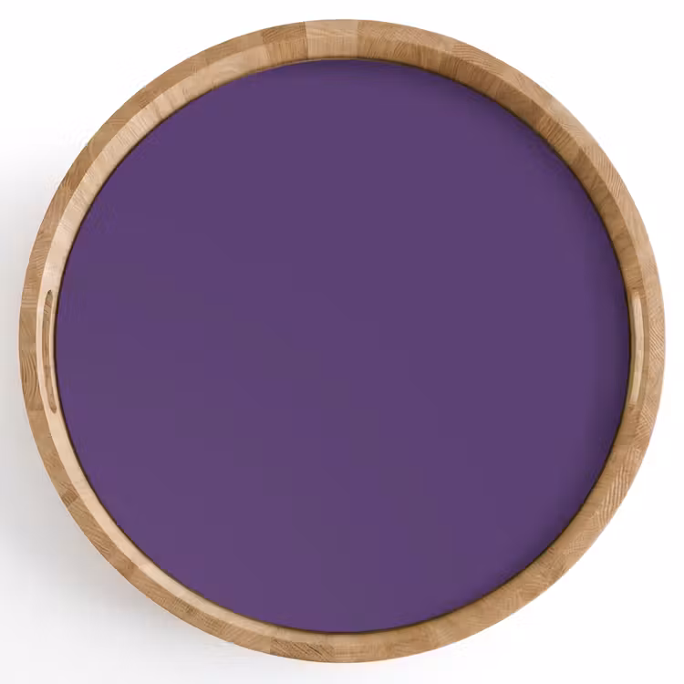 Deep - Plum - Paars Dienblad Rond middel 914 -z3d_shopping