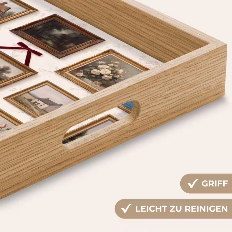Dier - Kat - Portret - Klassiek Dienblad Rechthoek middel -USP_HandgreepDE