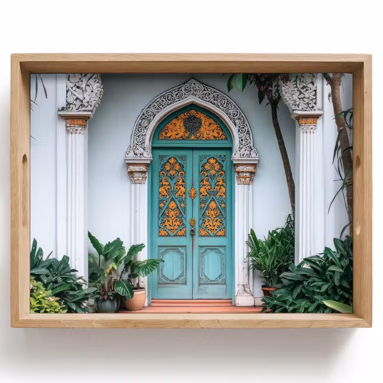 Deur - Patronen - Planten Dienblad Rechthoek middel -z3d_shopping