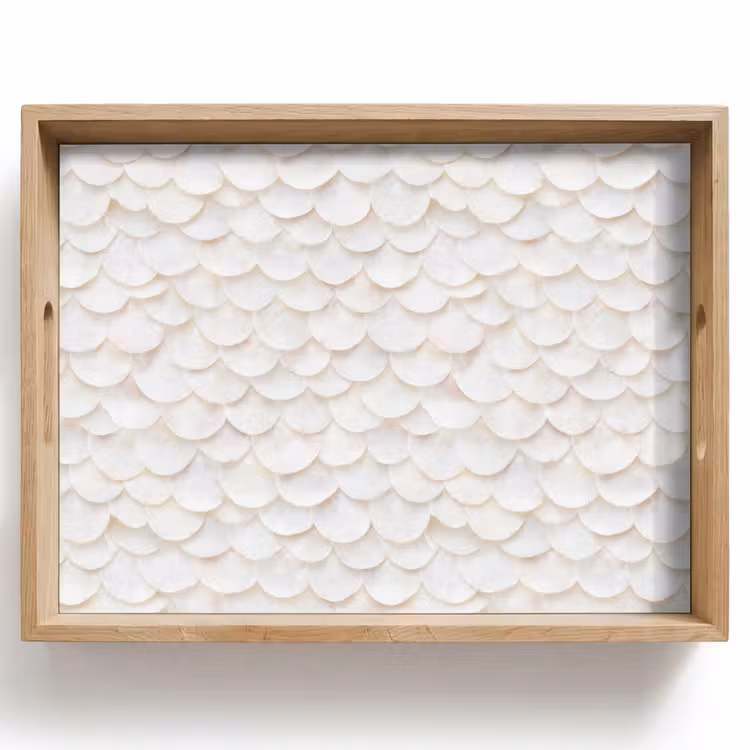 Schubben - Wit - Elegant Dienblad Rechthoek middel 911 -z3d_shopping