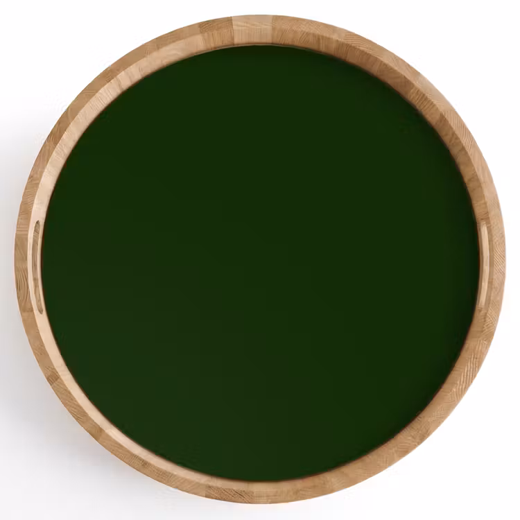 Forest - Green - Groen Dienblad Rond middel 914 -z3d_shopping