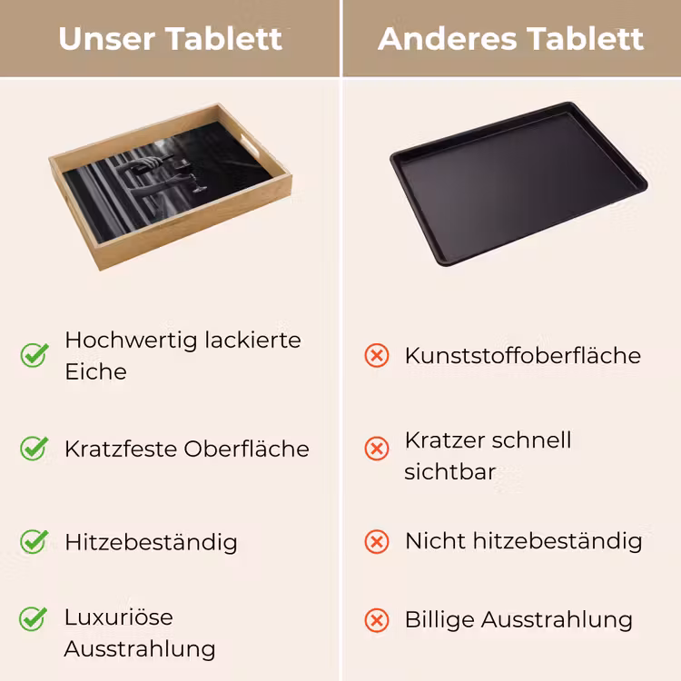 Wijnfles - Glas - Handen - Raam Dienblad Rechthoek middel -USP_VergelijkingDE