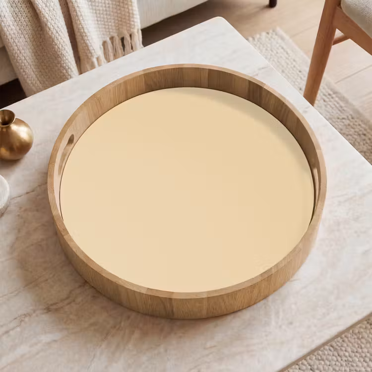 Desert - Sand - Nude Dienblad Rond middel 914 -sfeer1