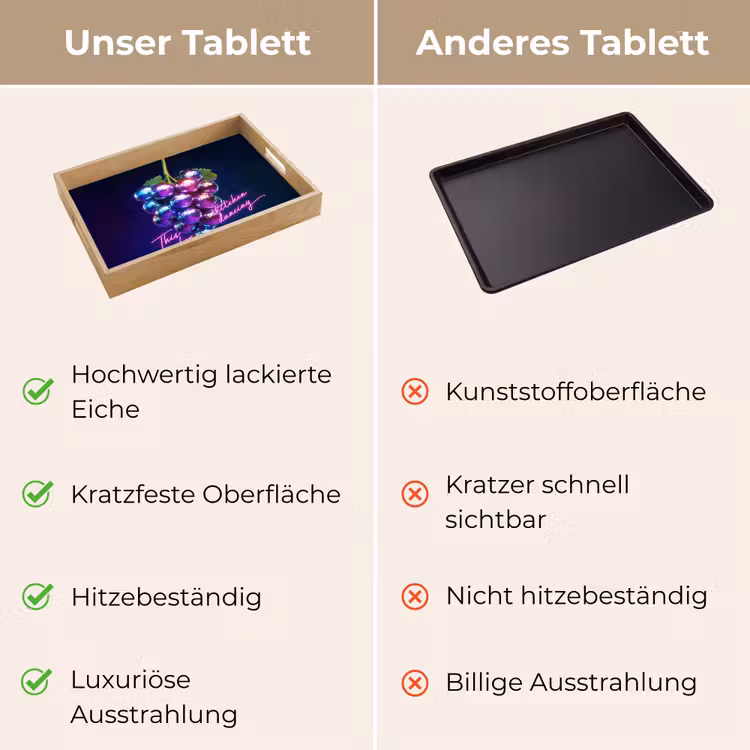 Quote - Neon - Disco - Druiven Dienblad Rechthoek middel -USP_VergelijkingDE