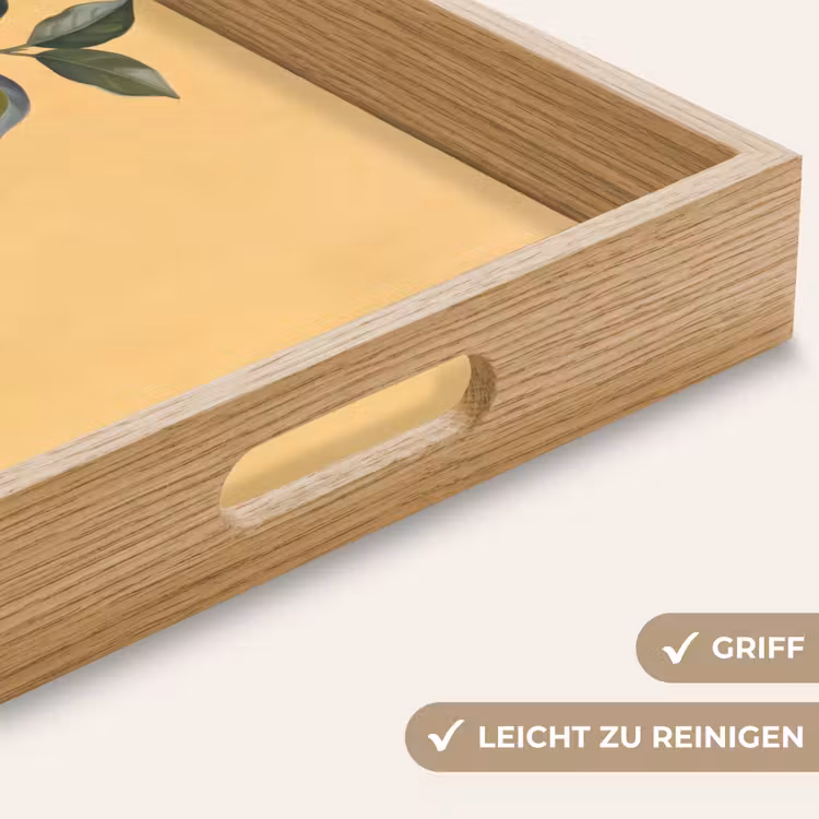 Tablett - Zitrone – Stillleben – Modern - Citroen - Stilleven - Modern Dienblad Rechthoek middel