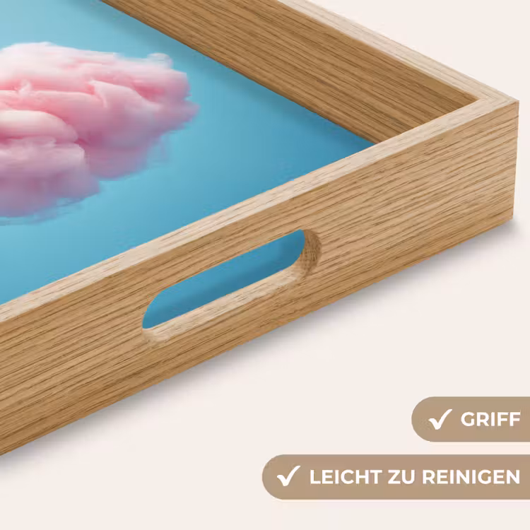 Suikerspin - Zoet - Snoep Dienblad Rechthoek middel -USP_HandgreepDE