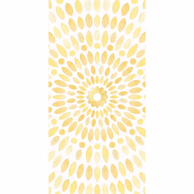 Abstract - Geometrisch - Stralend - Geel Behang Vlies klein -3d_website
