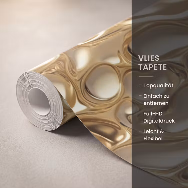 Abstract - Modern - Goud Behang Vlies klein 1076 -USP_closeupDE