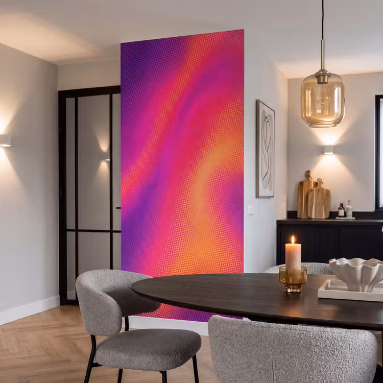 Abstract - Patroon - Kleurverloop Behang Vlies klein -sfeer3