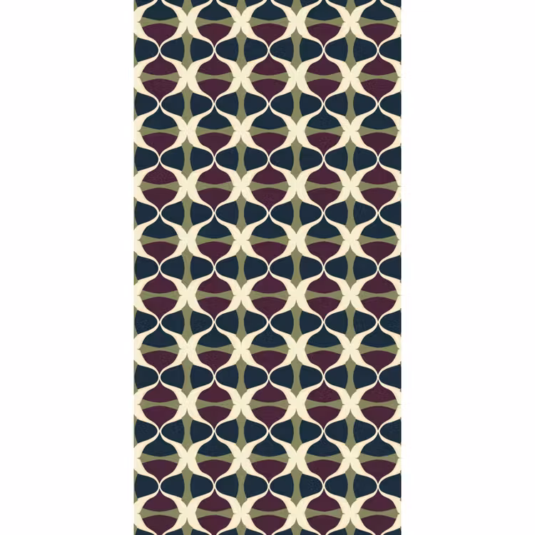 Abstract - Retro - Kleurrijk Behang Vlies klein 1076 -3d_website