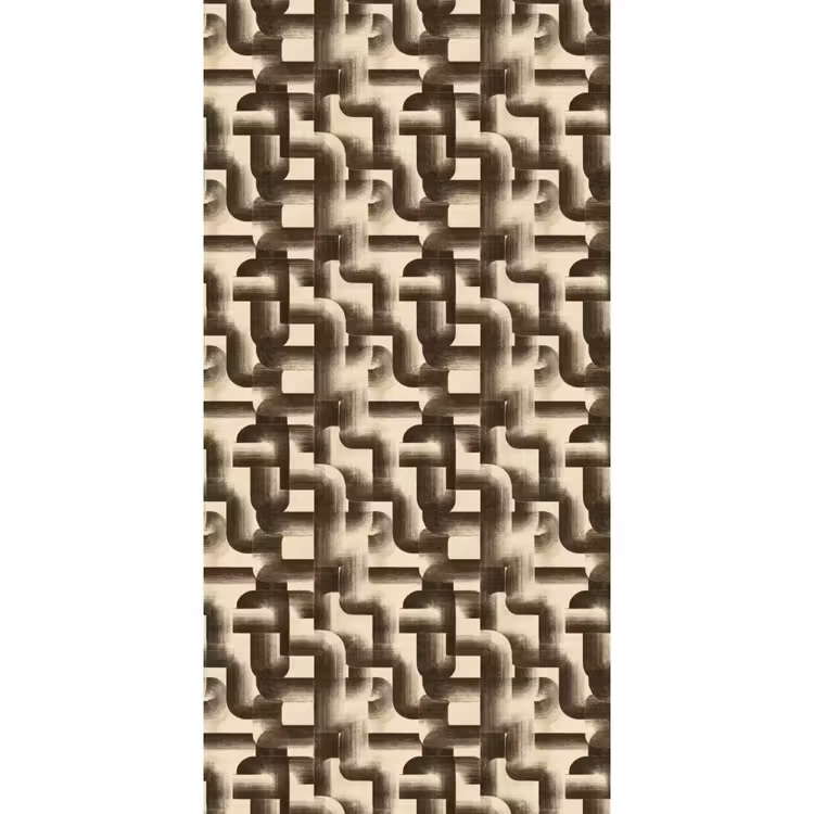 Abstract - Retro - Zwart Behang Vlies klein 1076 -3d_website