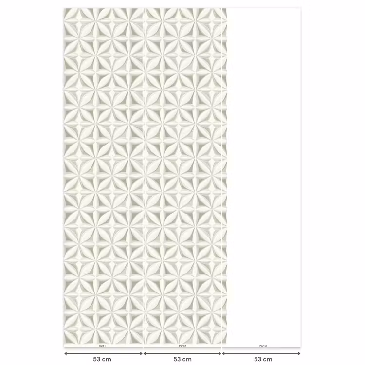 Abstract - Structuur - Grijs - Wit Behang Vlies klein 1076 -USP_banen