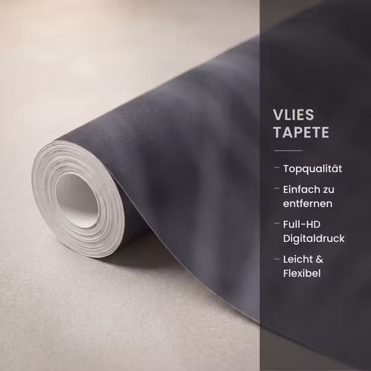 Vissen - Chef - Zwart - Wit Behang Vlies klein -USP_closeupDE