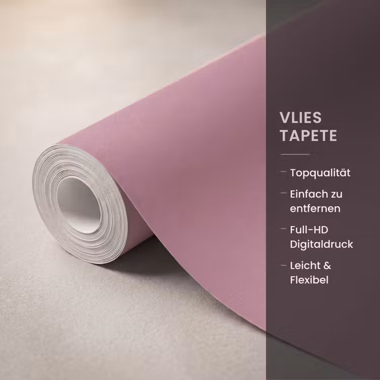 Antique - Mauve - Roze Behang Vlies klein 1076 -USP_closeupDE