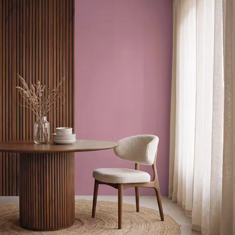 Antique - Mauve - Roze Behang Vlies klein 1076 -sfeer1