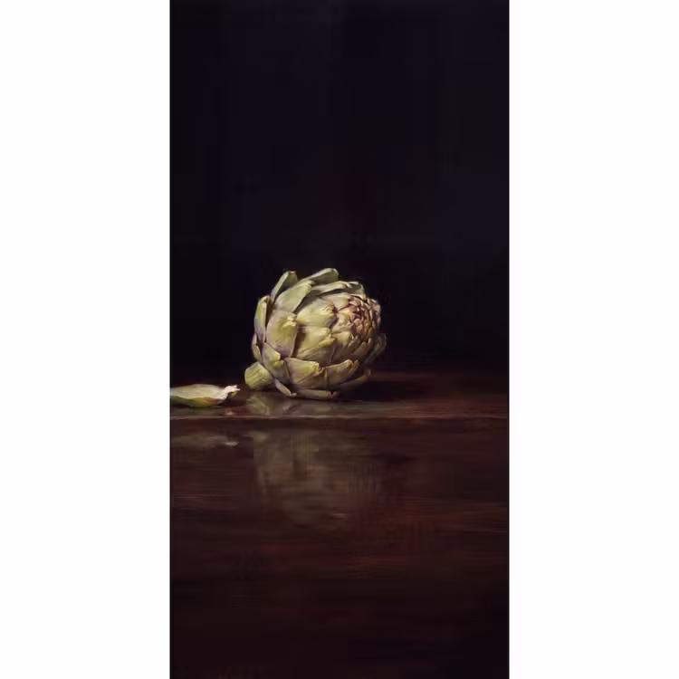 Tapete - Artischocke – Essen – Klassisch - Artichok - Eten - Klassiek Behang Vlies klein