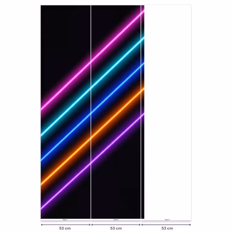 Esthetiek - Retro - Neon Behang Vlies klein -USP_banen