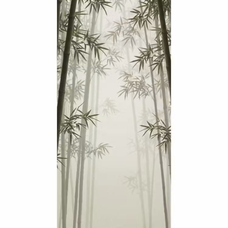 Bamboe - Bos - Mist - Natuur Behang Vlies klein -3d_website