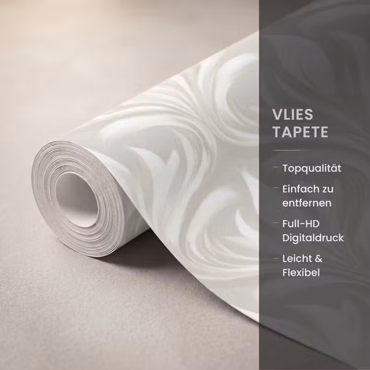 Barok - Patroon - Beige Behang Vlies klein 1076 -USP_closeupDE