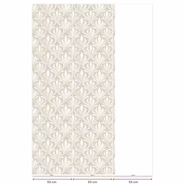 Barok - Patroon - Beige Behang Vlies klein 1076 -USP_banen