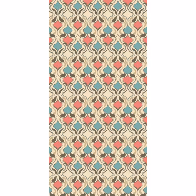 Barok - Retro - Kleurrijk Behang Vlies klein 1076 -3d_website