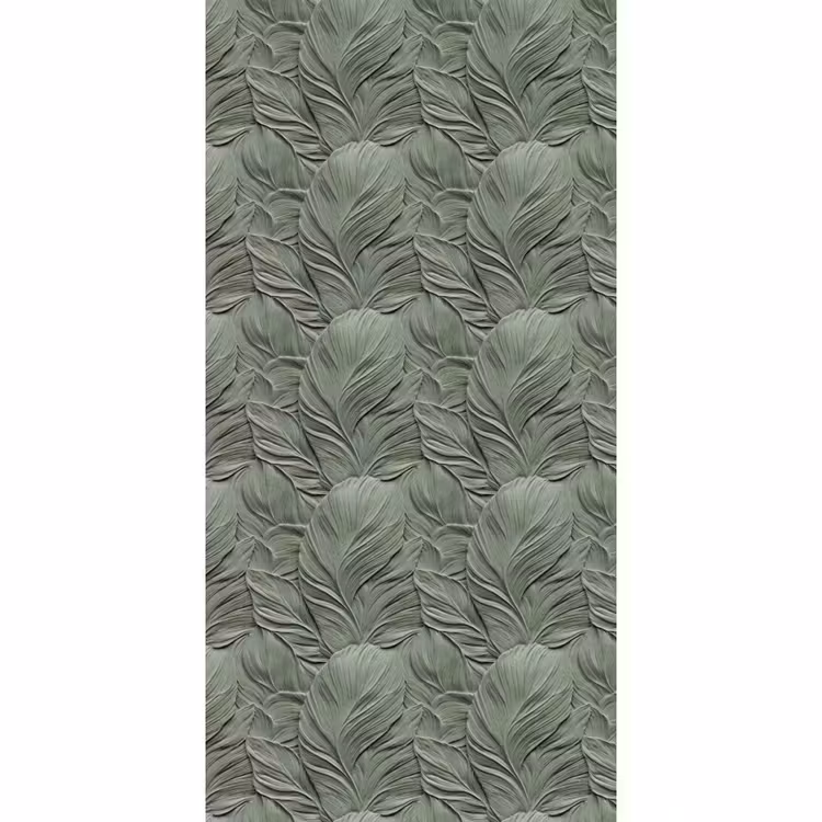 Bladeren - Textuur - Groen Behang Vlies klein 1076 -3d_website